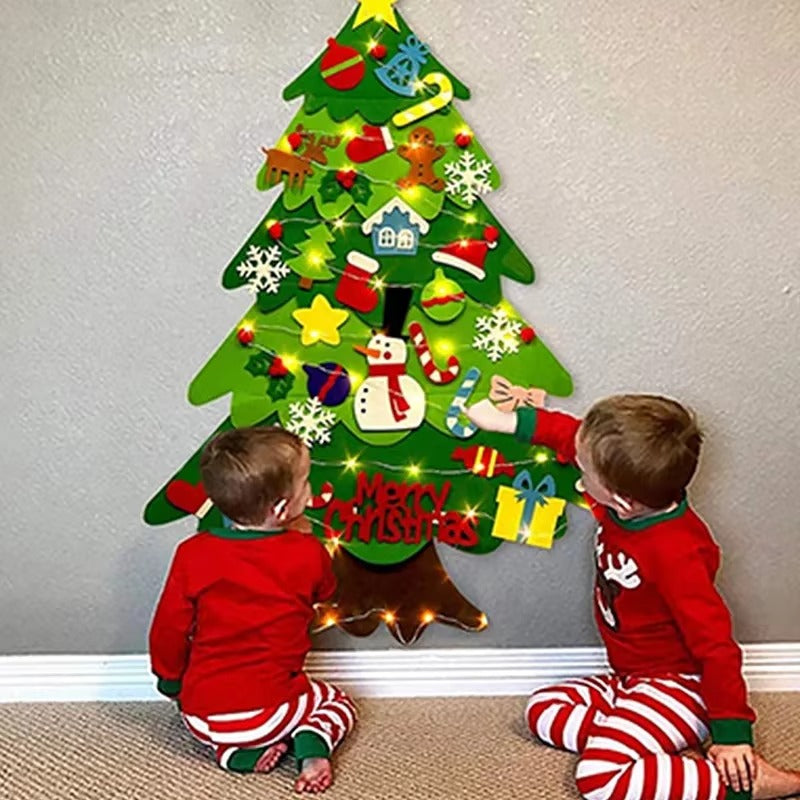 Árvore de Natal Montessori Infantil – Decoração Educativa | Toca Kids