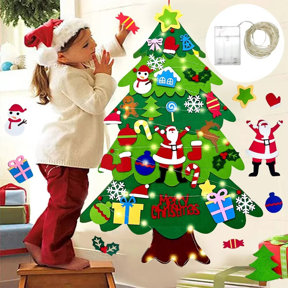 Árvore de Natal Montessori Infantil – Decoração Educativa | Toca Kids