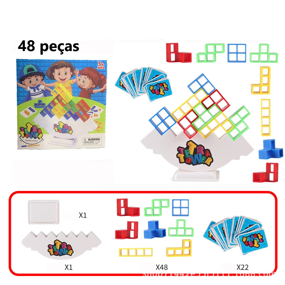 Tetra Tower – Jogo de Equilíbrio Interativo | Família & Crianças – Toca Kids