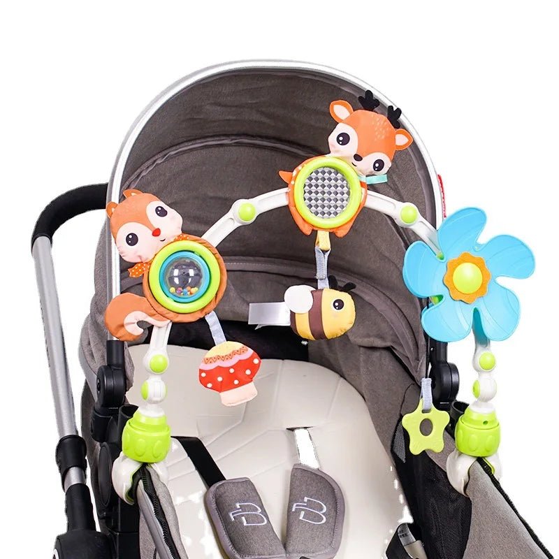 Arco de Atividades Universal para Carrinho e Bebê Conforto - Móbile Sensorial