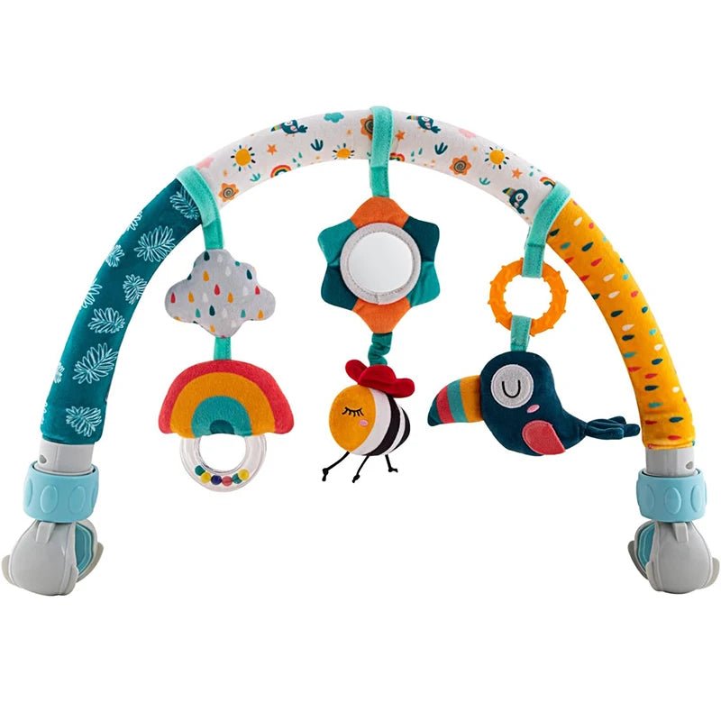 Arco de Atividades Universal para Carrinho e Bebê Conforto - Móbile Sensorial