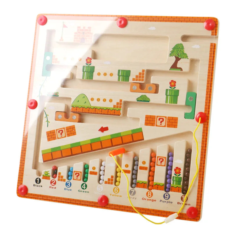 Labirinto Magnético Montessori | Raciocínio & Coordenação – Toca Kids