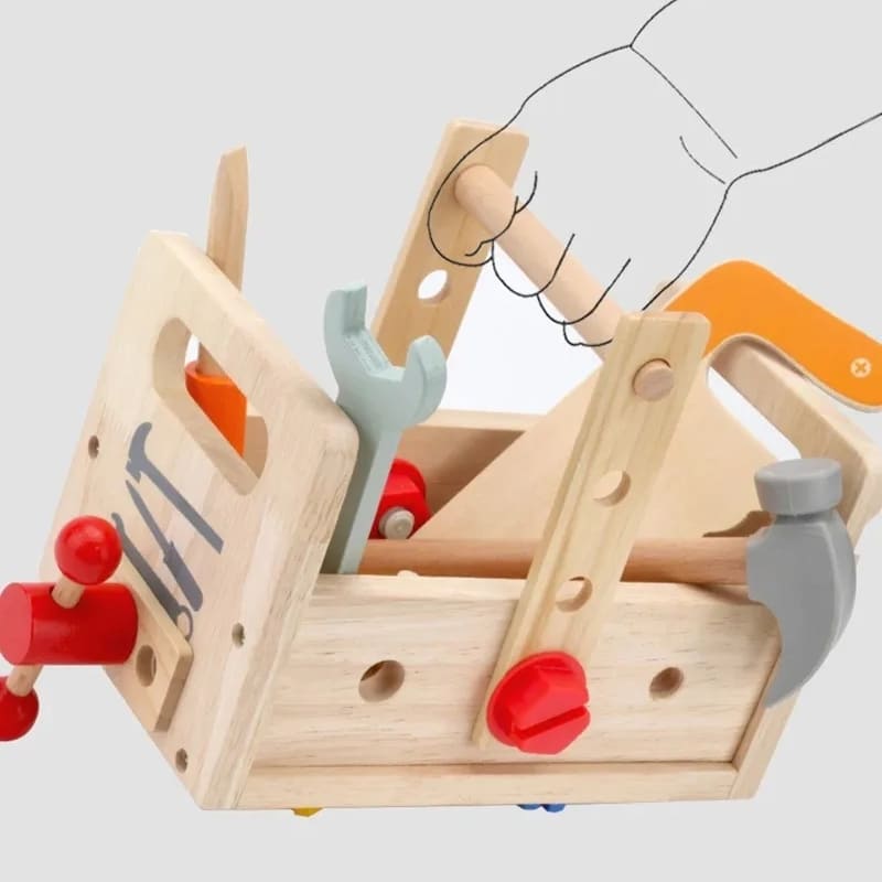 Kit de Ferramentas Infantil Montessori – Brinquedo de Ferramentas | Toca Kids